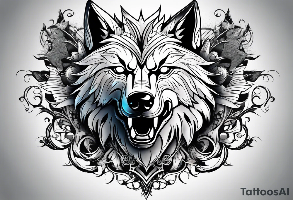 Lobo wolf for a male tattoo tattoo idea