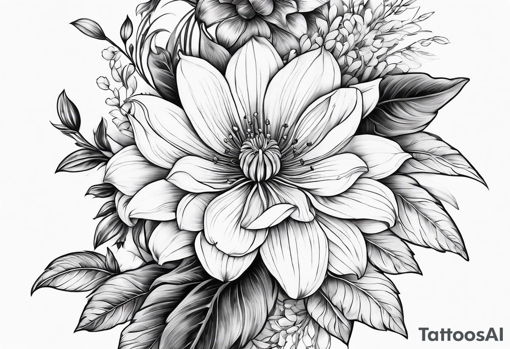 sword
sword true flower
fine line
gentle
thin lines
floral design tattoo idea