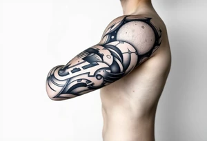 Outer space tattoo idea