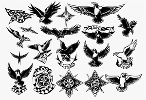 Free bird lynyrd skynyrd 
creative tattoo idea