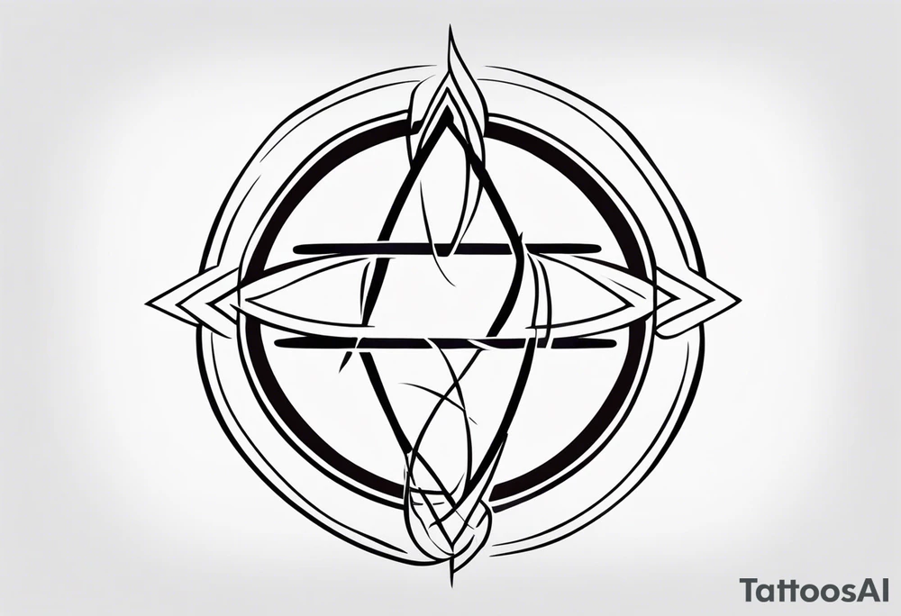 The symbol of Matthias in the bible tattoo idea