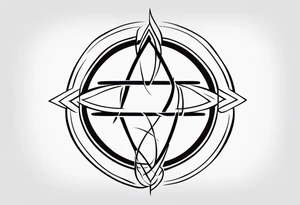 The symbol of Matthias in the bible tattoo idea
