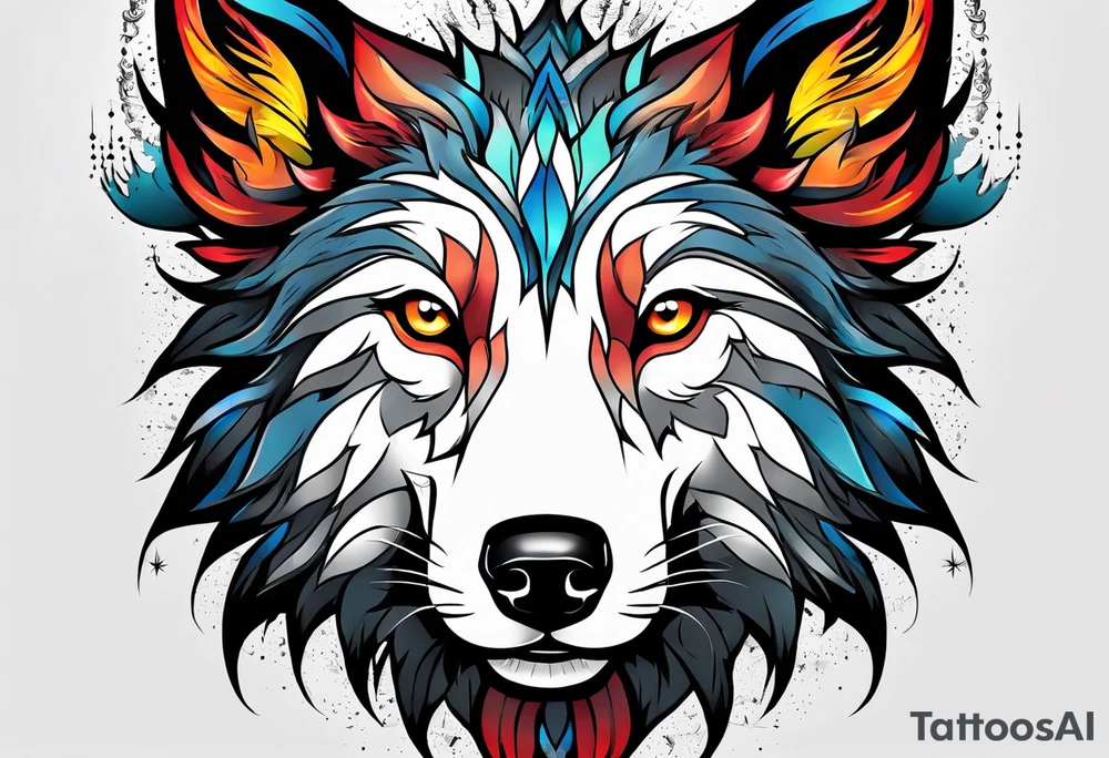Lobo wolf for a male tattoo tattoo idea