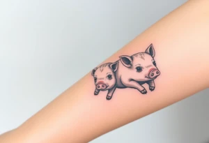 moss piglets tattoo idea