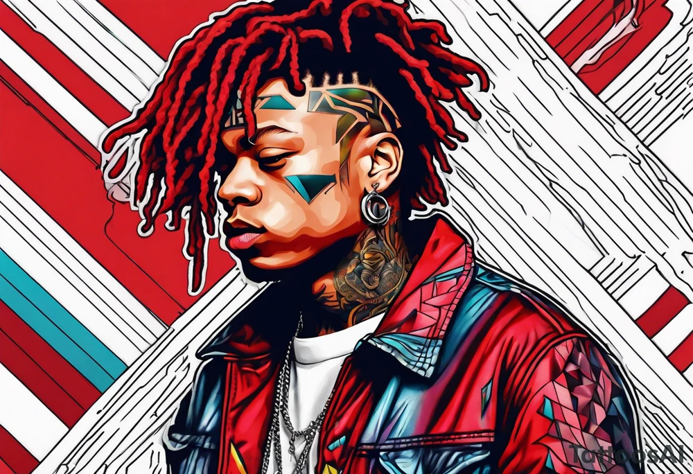 trippie red tattoo idea