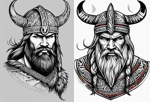 Viking and seminole tattoo idea