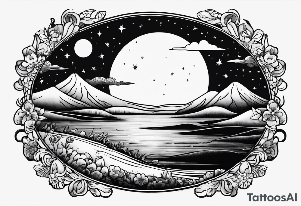 Goodnight moon and goodnight you, when you're all that I think about tattoo idea