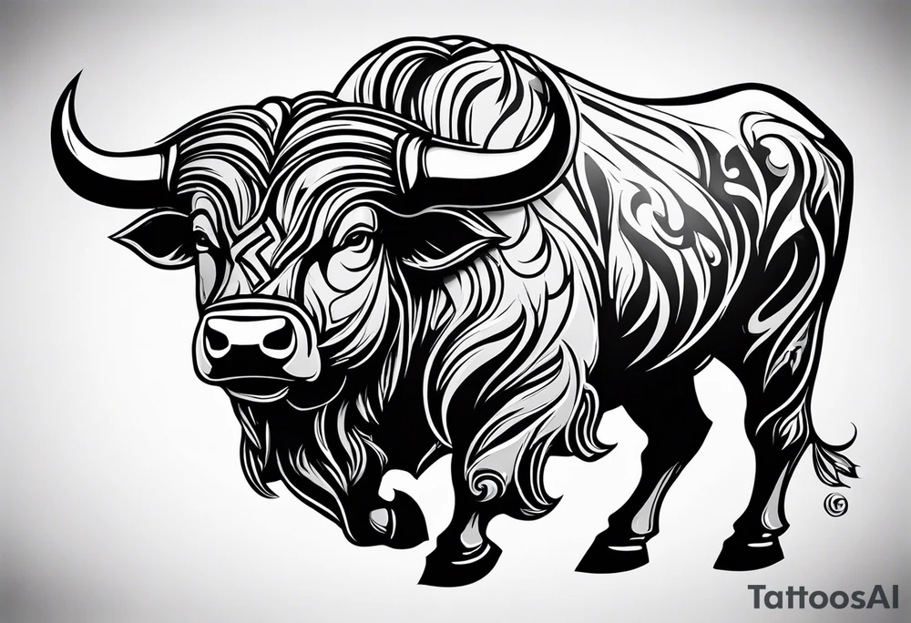 Nvidia geforce claw logo morphing into an aggressive bull tattoo idea Nvidia geforce claw logo morphing into an aggressive bull tattoo idea