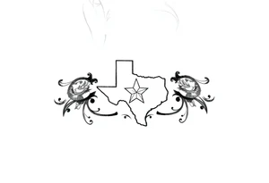 Texas made Texas paid tattoo idea