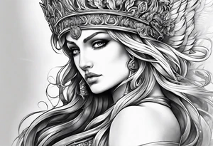 full left arm sleeve with greek mythology for men tattoo idea