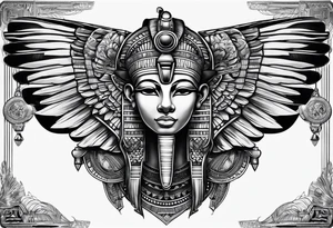 EGYPTIAM SPHINX tattoo idea