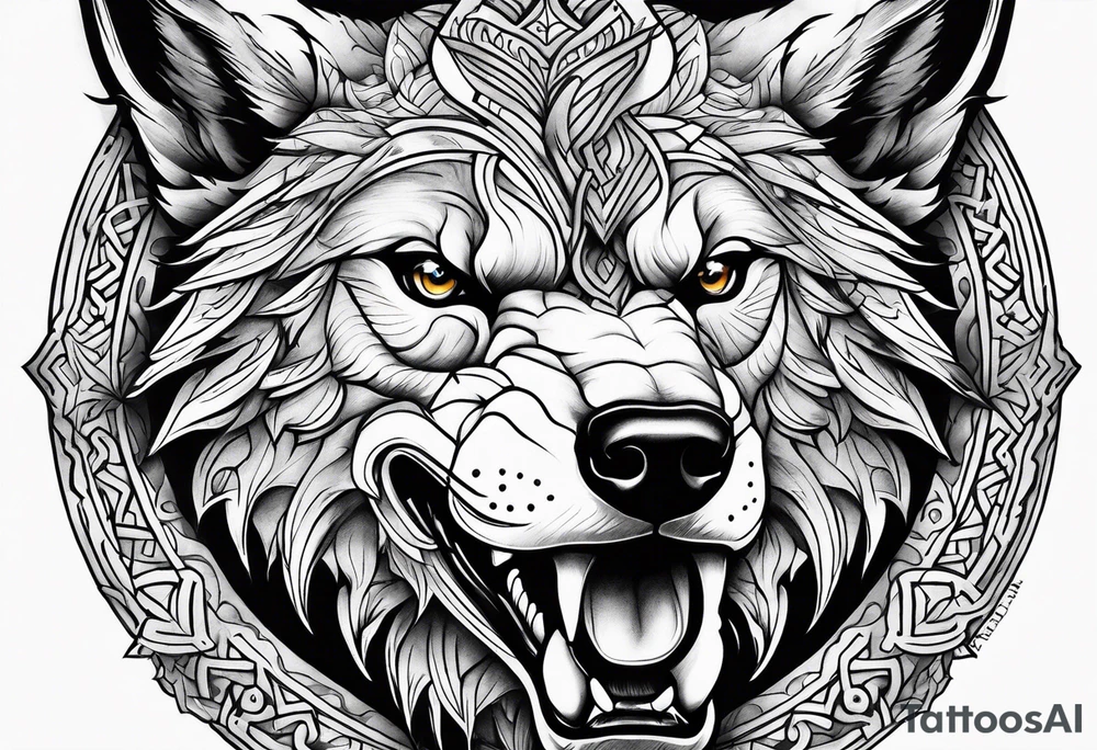 fenrir tattoo idea