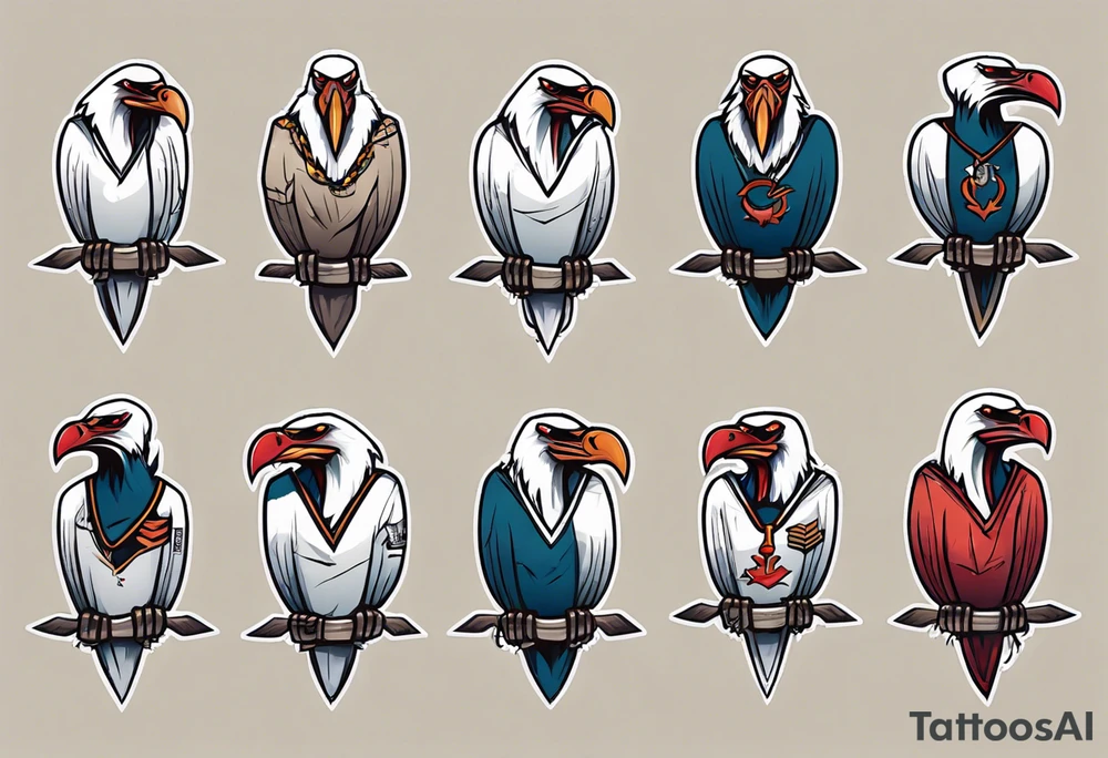 vulture tattoo idea