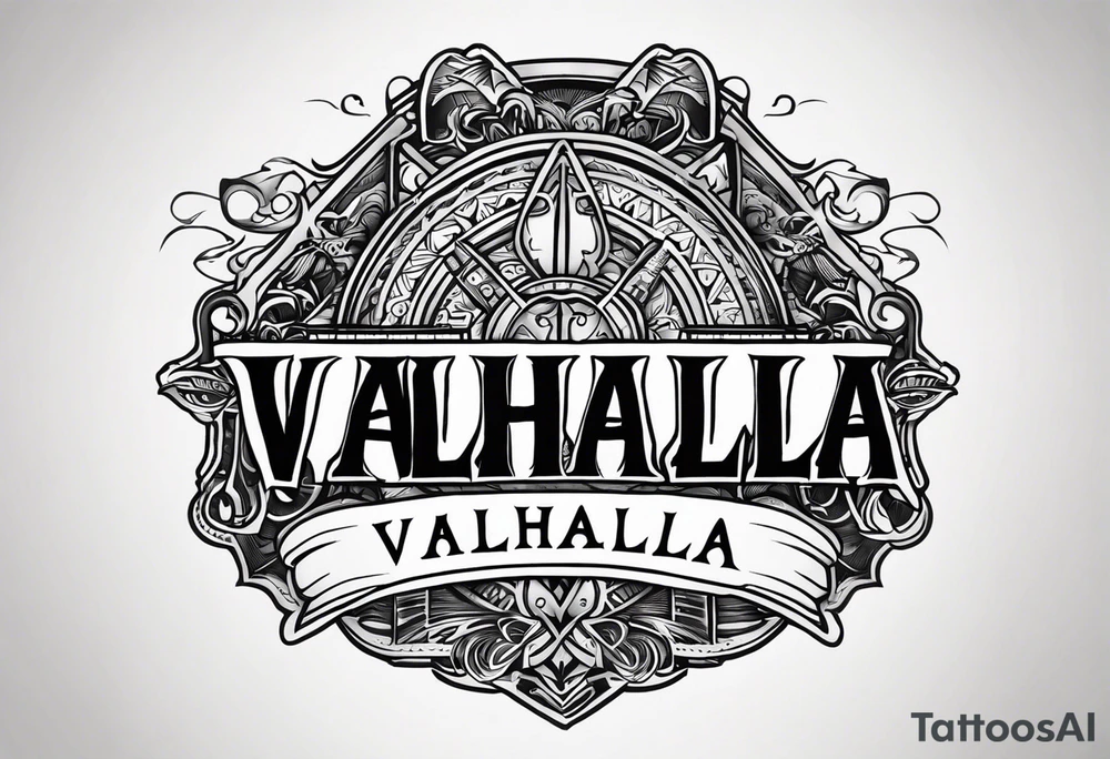 Valhalla tattoo idea