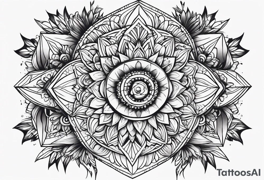 Long sleeve tattoo idea