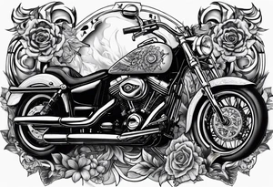 Yorkshire biker tattoo idea