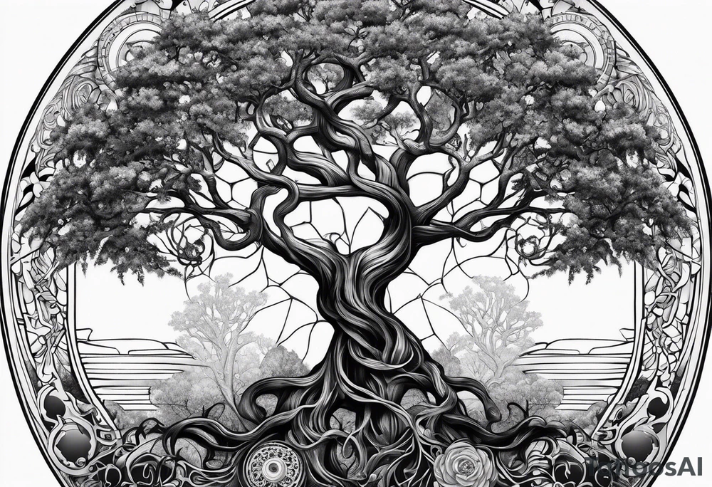 tree of life tattoo idea