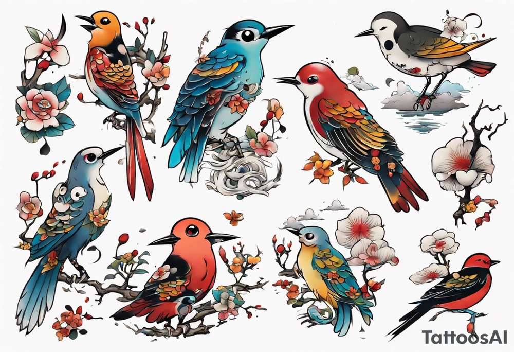 bird, cannot change tattoo idea