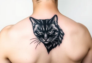 Black Cat tattoo idea