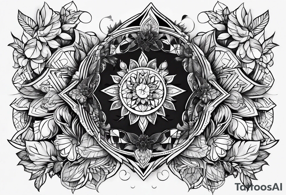 Line hand designs tattoo idea