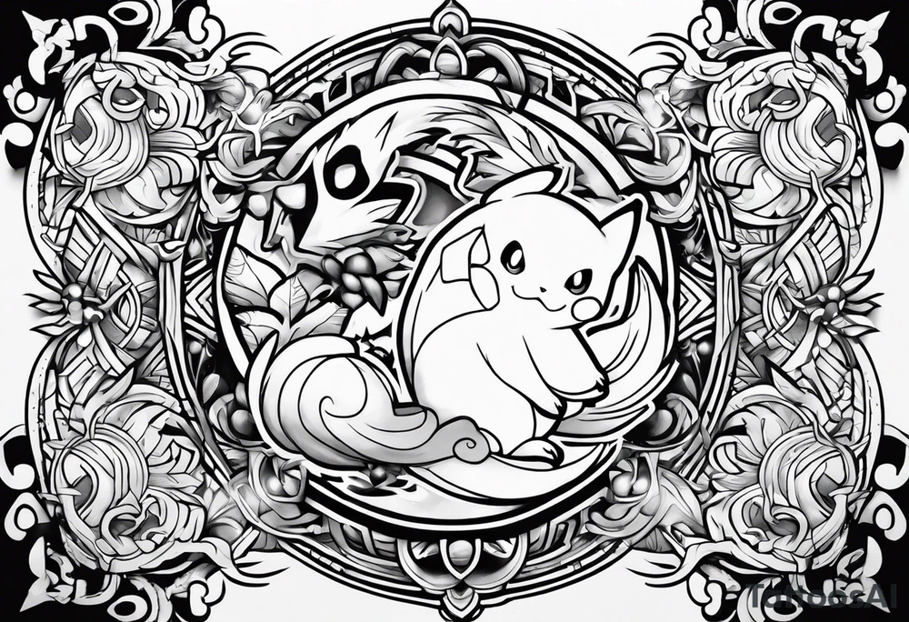 starter pokemon tattoo idea