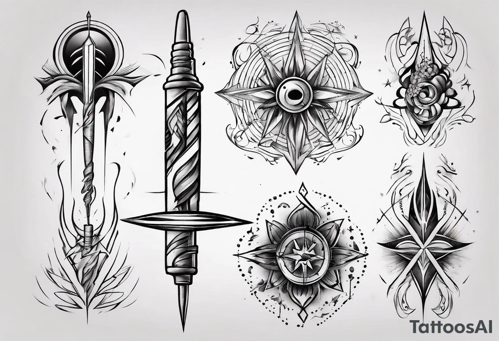 Needle tattoo idea