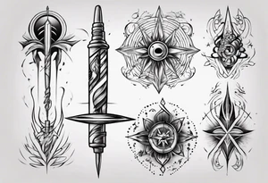 Needle tattoo idea