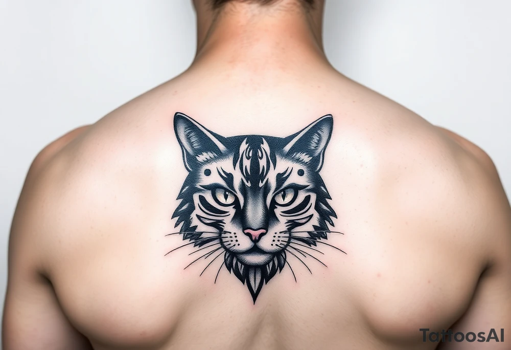 Black Cat tattoo idea