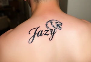 remembrance of a deceased bestfriend with the name Jazy incorporated tattoo idea