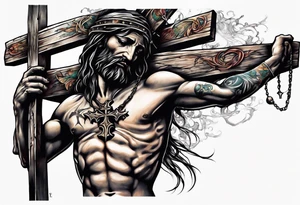 beggar reaching for the cross tattoo idea