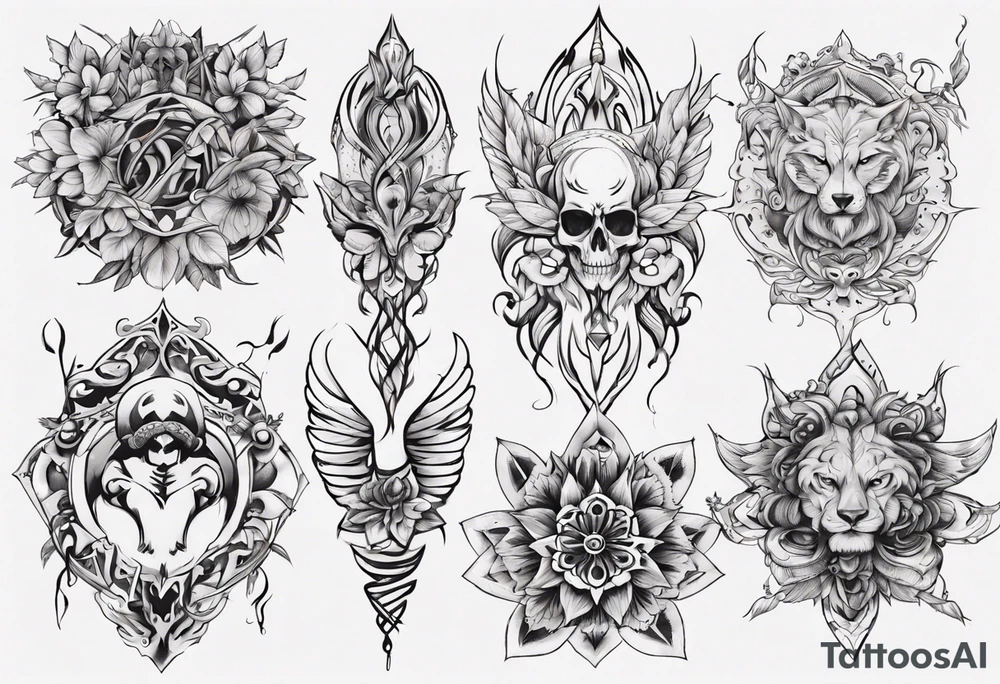 Ornemental tattoo idea