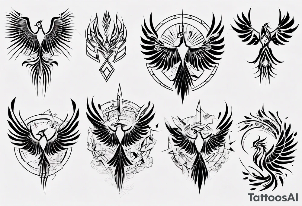 Phoenix tattoo idea