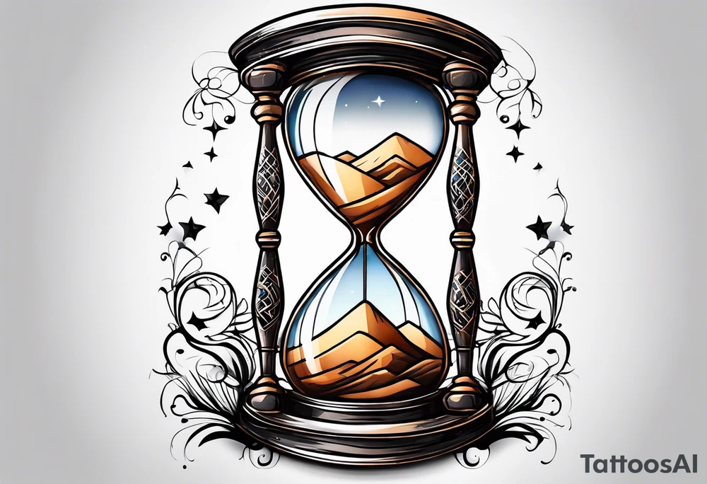 Hourglass tattoo idea