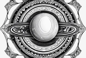 Saturno lindo tattoo idea