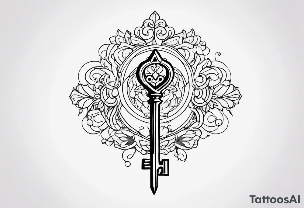 Skeleton Key tattoo idea