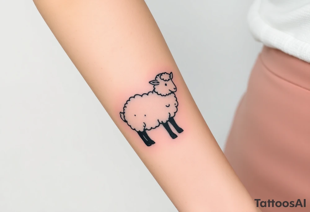 Black sheep tattoo idea