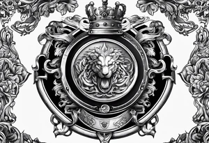 coat of arms tattoo idea