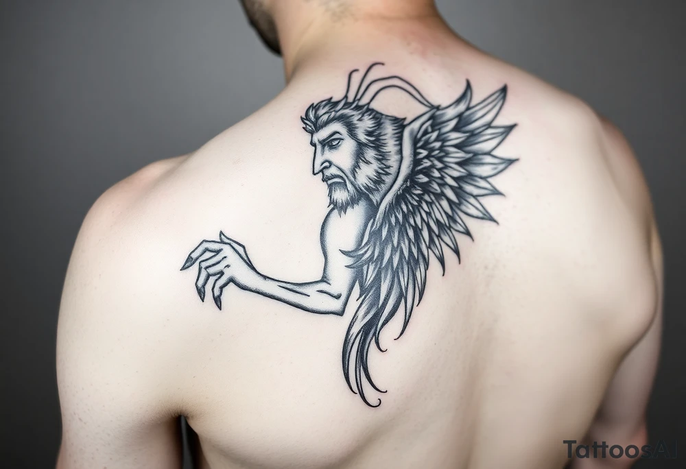 I want icarus on a shoulder tattoo idea