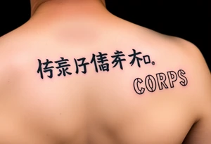 Republic of Korea
                Marine Corps
lettering to left arm tattoo idea