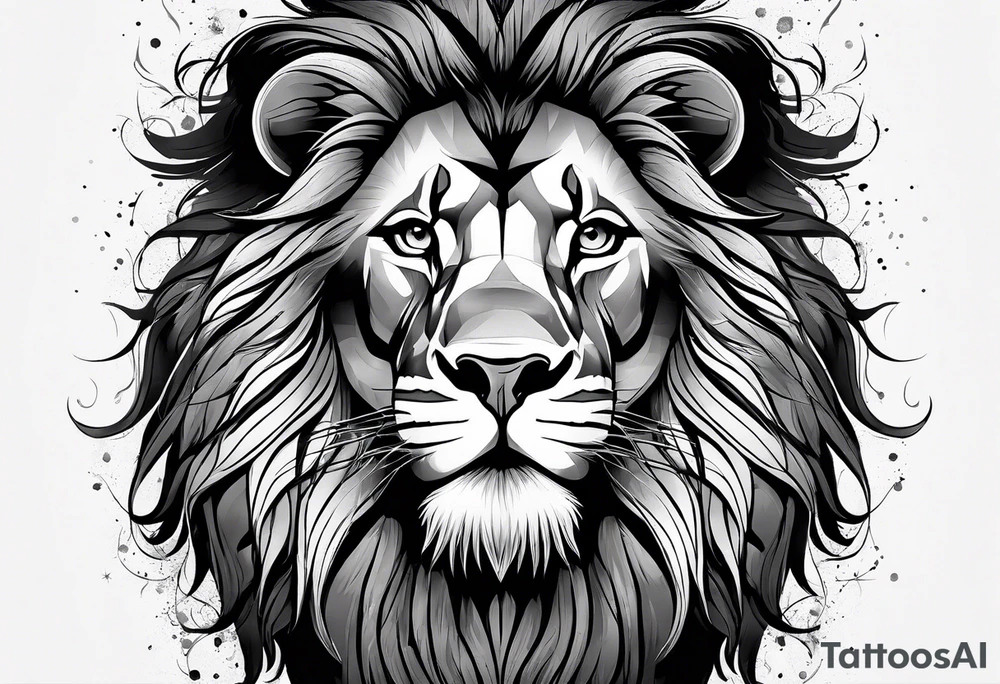 Lion profil tattoo idea