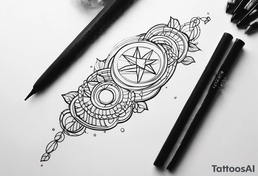 chain tattoo idea