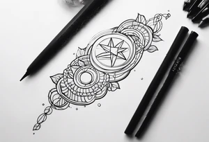 chain tattoo idea