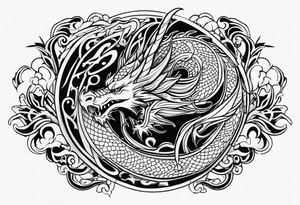 dragon tattoo idea