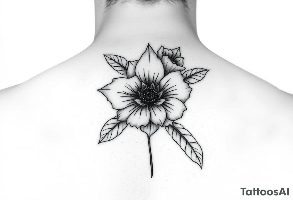 January December july birth Flower tattoo idea