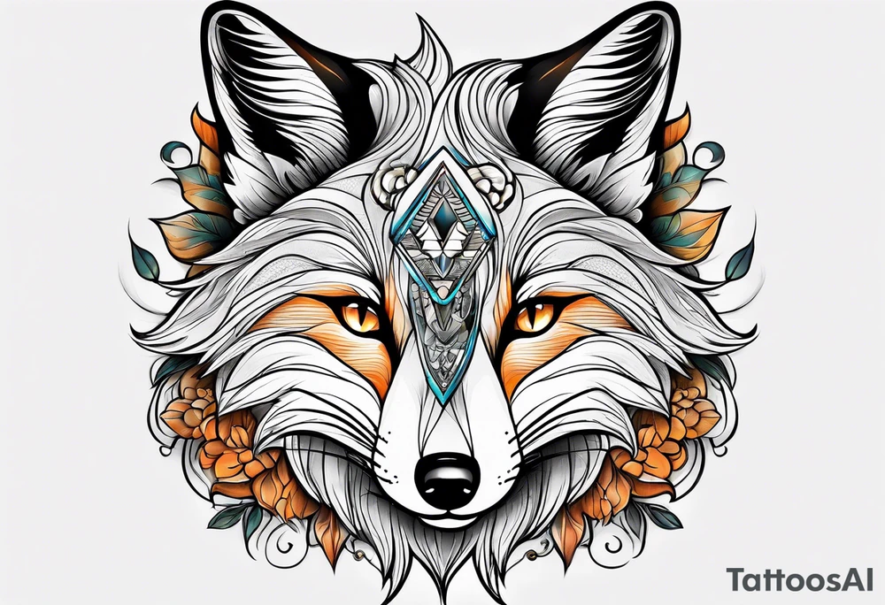 animal fox tattoo idea