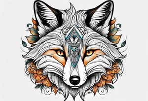animal fox tattoo idea