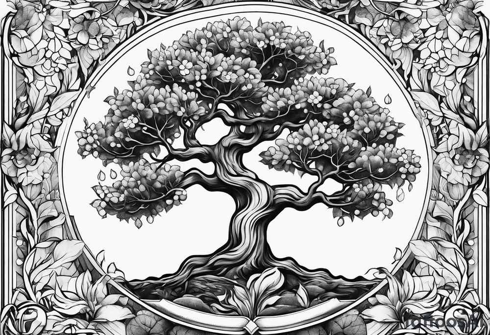 Apple tree tattoo idea
