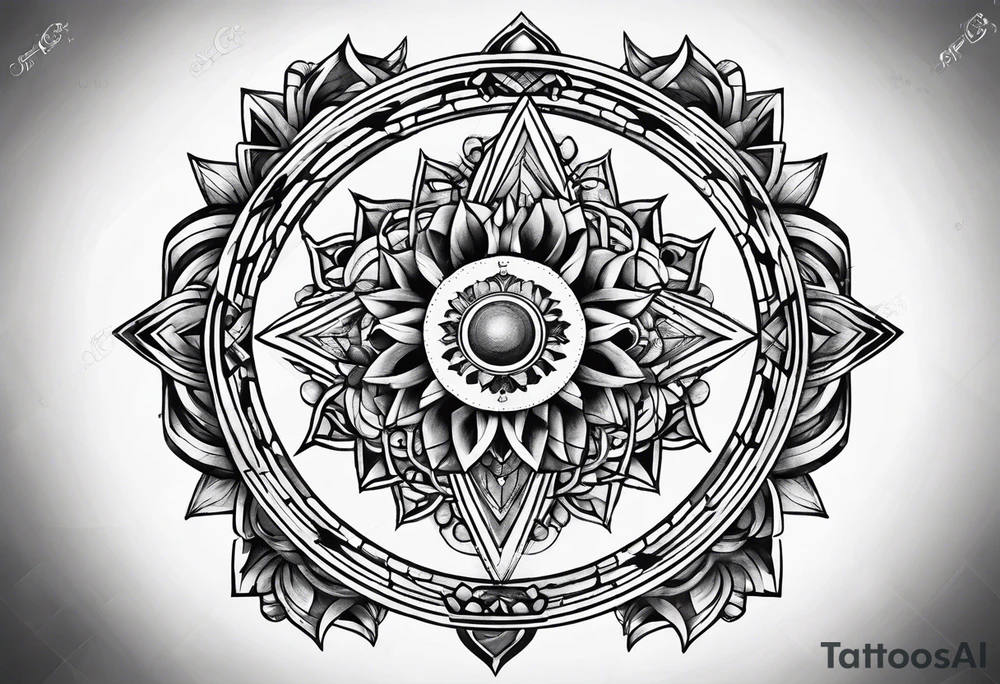 alchemy circle tattoo idea