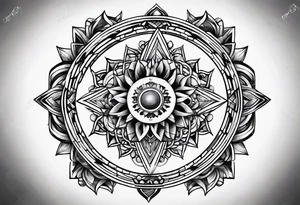 alchemy circle tattoo idea