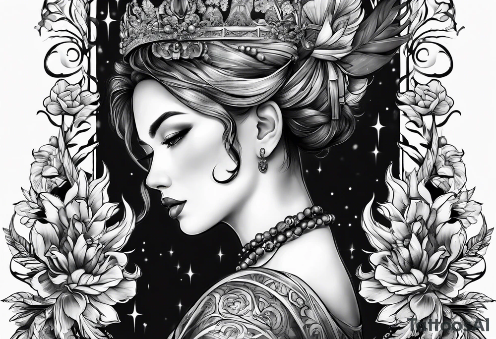 Memorial tattoo for someone who loved painting and drawing tattoo idea